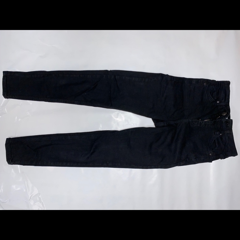 Black Topshop Moto Jamie Jeans